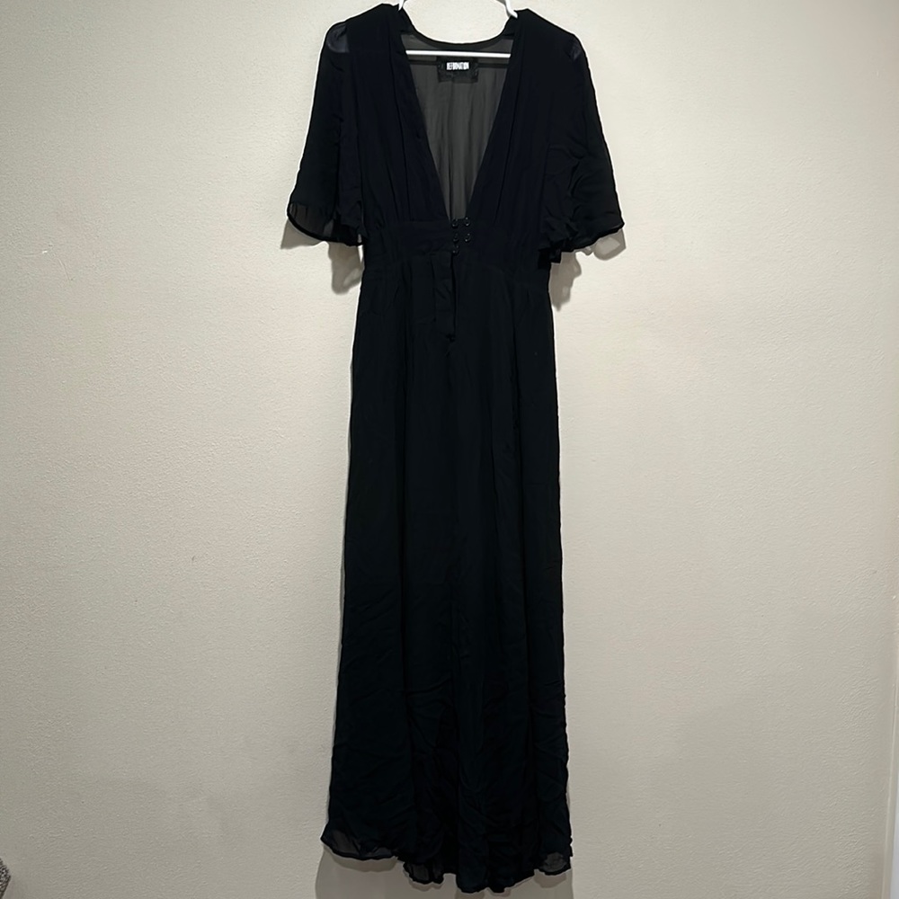 Reformation V Neck Maxi Dress Size 4